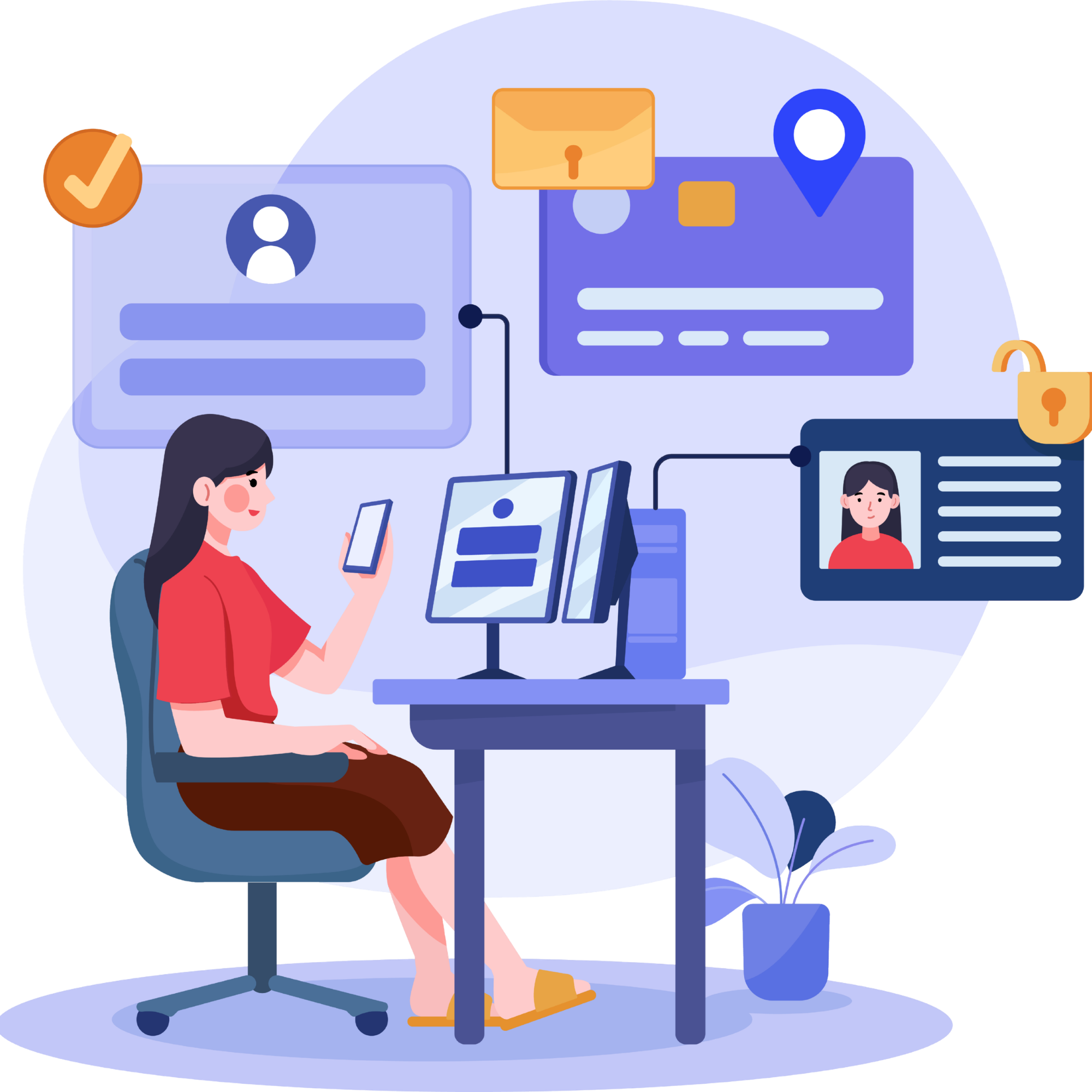 Concierge support illustration